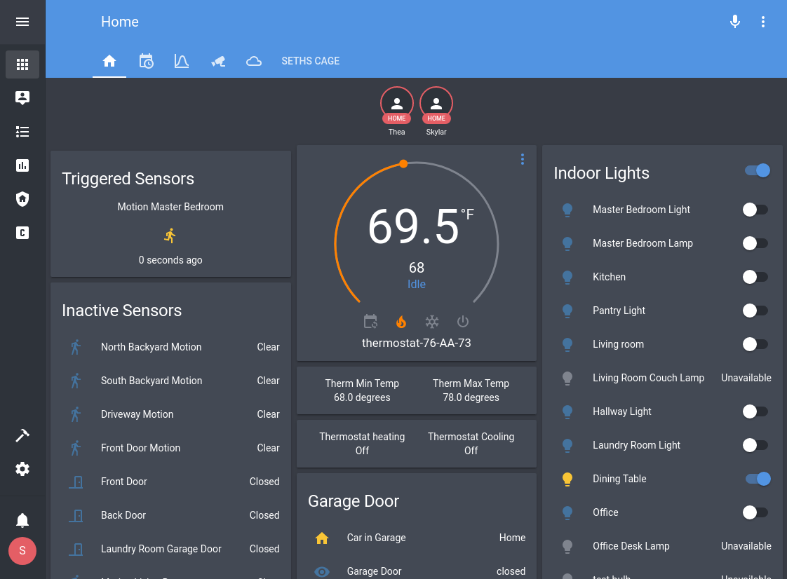 Great way to display triggered sensors in Home Assistant