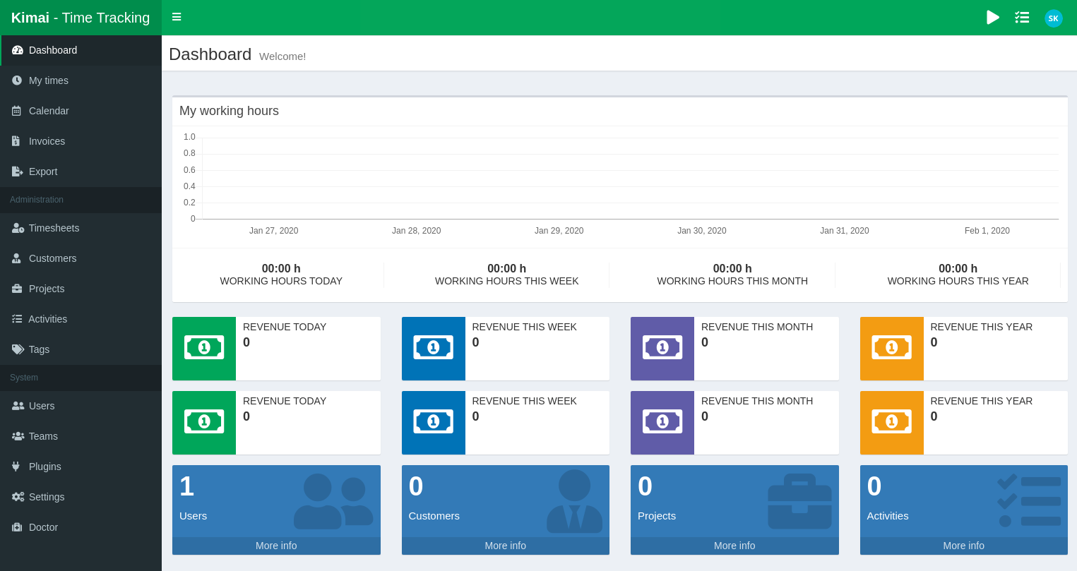 Install Kimai2 in Unraid for time tracking